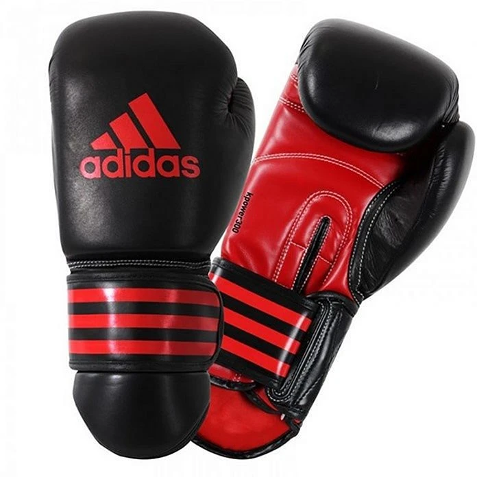 Adidas K-Power 300 Boxing Gloves Nero-Rosso 1 Adidas K-Power 300 Boxing Gloves Nero-Rosso