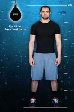 Aqua Bag Headhunter 7 Kg Training Bag Nero -Ronin Wear aqua bag headhunter 7 kg training bag black 2