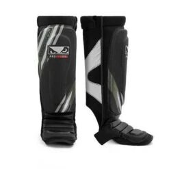 Bad Boy Pro Series Advanced MMA Shin Guards Nero-Verde