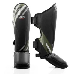 Bad Boy Pro Series Advanced Thai Shin Guards Nero-Verde