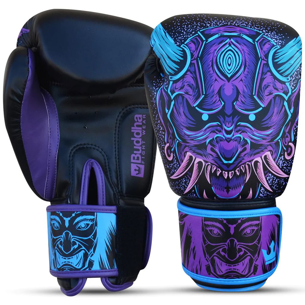 Prima pagina -Ronin Wear buddha boxing glove fantasy luzbel special edition black purple 2 1
