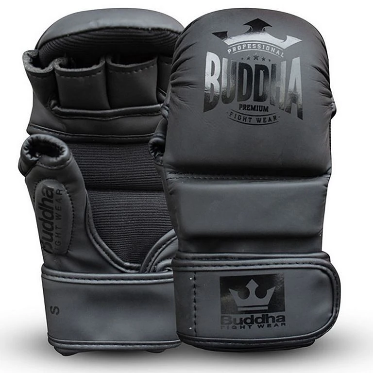 Buddha Competition Leather MMA Gloves Nero 1 Buddha Competition Leather MMA Gloves Nero
