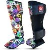 Buddha Espinilleras Muay Thai Kick Boxing Zippy Multicolore