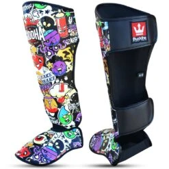Buddha Espinilleras Muay Thai Kick Boxing Zippy Multicolore