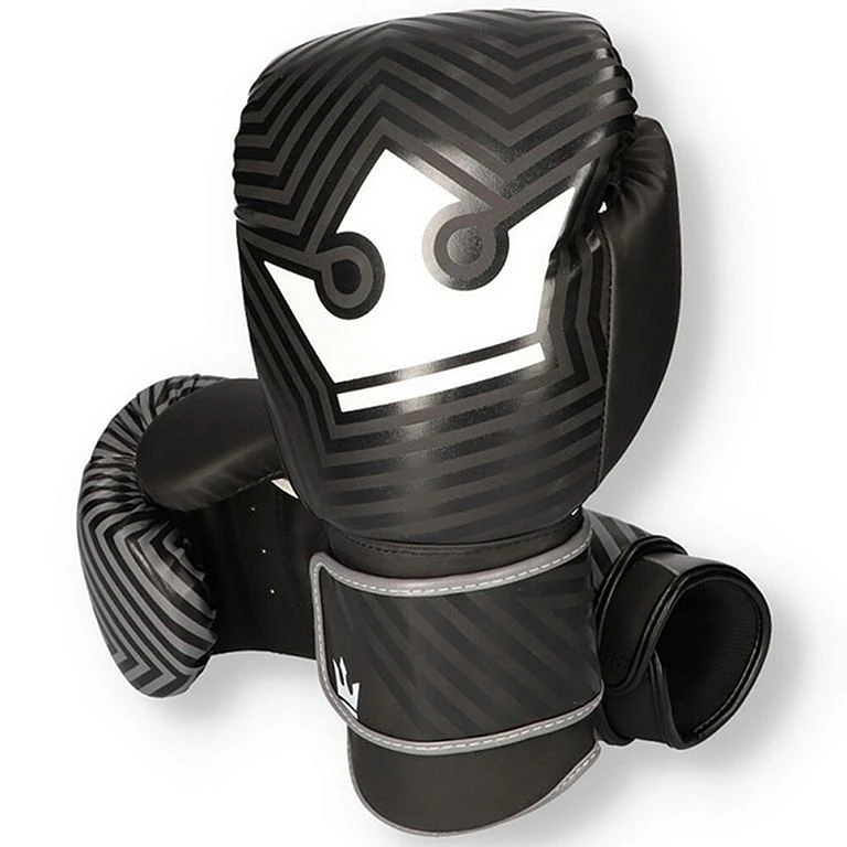 Buddha Fantasy Maze Boxing Gloves Nero-Bianco 1 Buddha Fantasy Maze Boxing Gloves Nero-Bianco