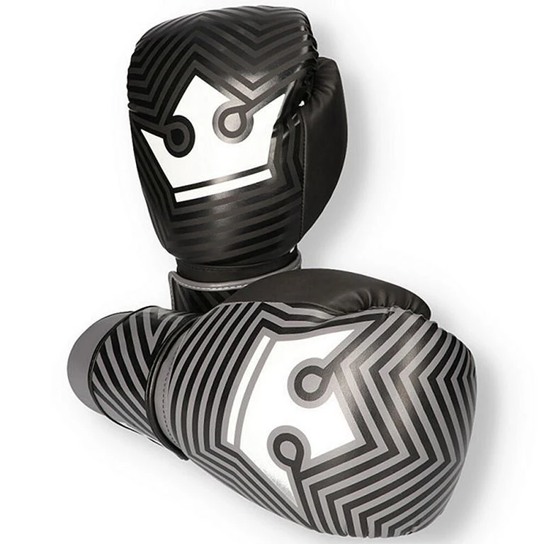 Buddha Fantasy Maze Boxing Gloves Nero-Bianco 2 Buddha Fantasy Maze Boxing Gloves Nero-Bianco - immagine 2