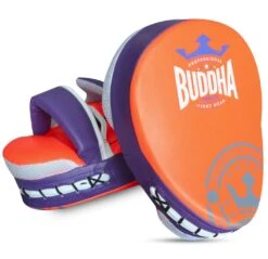 Buddha Manoplas De Boxeo Curvadas Buddha Thailand Arancione-Viola