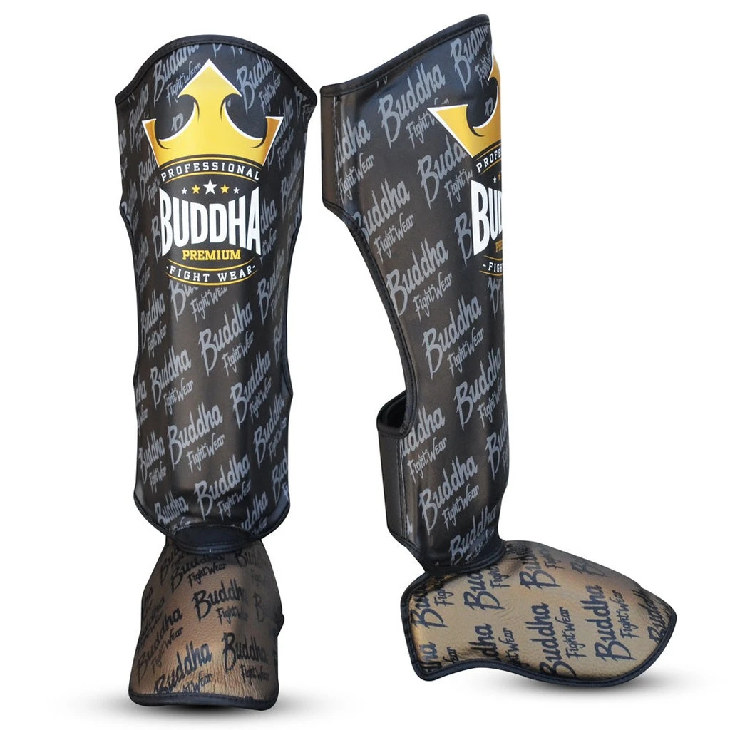 Buddha Top Premium Shinguards Nero 1 Buddha Top Premium Shinguards Nero