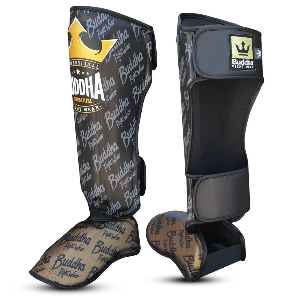Buddha Top Premium Shinguards Nero 2 Buddha Top Premium Shinguards Nero - immagine 2