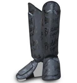 Buddha Top Premium Shinguards Nero-Nero