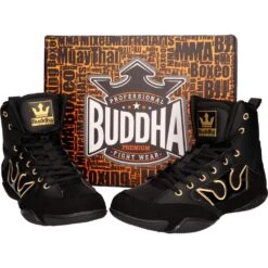 Buddha Zapatos De Boxeo Buddha Epic Nero-Oro