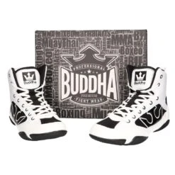 Buddha Zapatos De Boxeo Buddha Epic Bianco-Nero