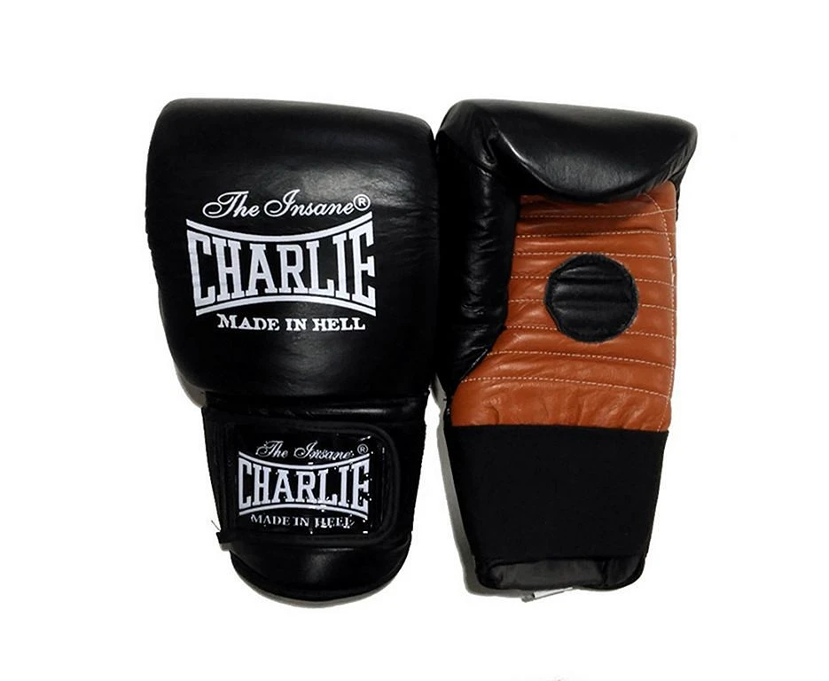Charlie Boxing Coach Boxing Gloves Nero-Marrone 1 Charlie Boxing Coach Boxing Gloves Nero-Marrone