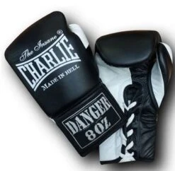 Charlie Boxing Guante Danger Cuerda Nero-Bianco