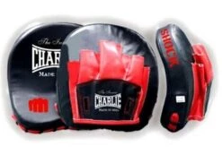 Charlie Boxing Maoplas Mini Speed Shock Par Nero-Rosso