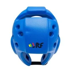 FUJIMAE X-Shock Head Guard ITF Blu -Ronin Wear fujimae x shock head guard itf blue 3