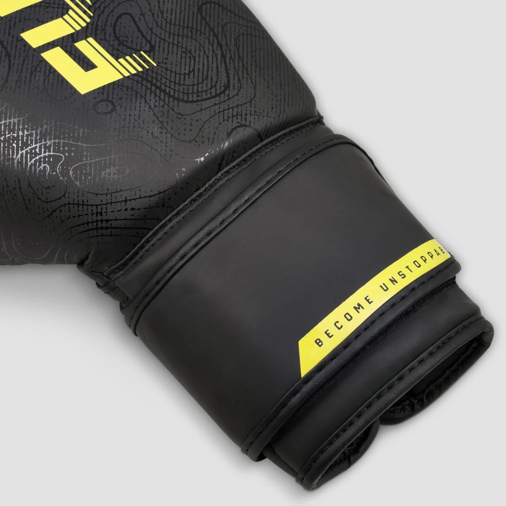 Fumetsu Arc Boxing Gloves Nero-Giallo 2 Fumetsu Arc Boxing Gloves Nero-Giallo - immagine 2