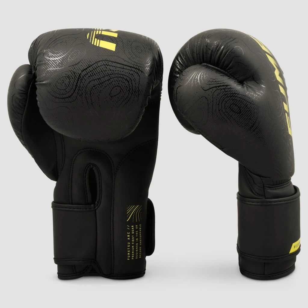 Fumetsu Arc Boxing Gloves Nero-Giallo 3 Fumetsu Arc Boxing Gloves Nero-Giallo - immagine 3