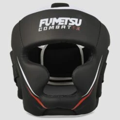 Fumetsu Shield Head Guard Nero-Rosso