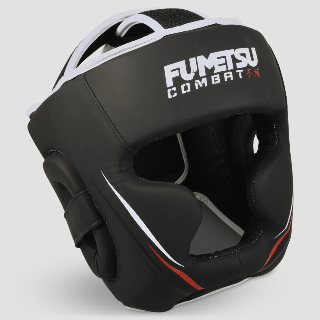 Fumetsu Shield Head Guard Nero-Rosso 2 Fumetsu Shield Head Guard Nero-Rosso - immagine 2