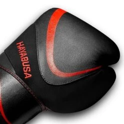 Hayabusa H5 Boxing Gloves Nero-Rosso -Ronin Wear hayabusa h5 boxing gloves black red 3