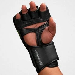 Hayabusa T3 MMA 4oz Gloves Nero-Grigio -Ronin Wear hayabusa t3 mma 4oz gloves black grey 5