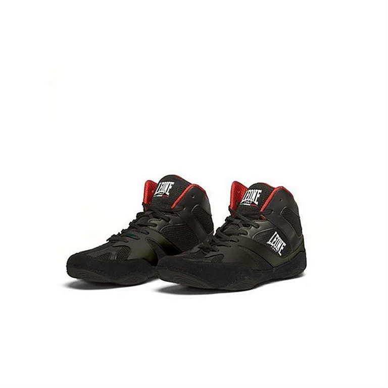Leone 1947 Luchador Boxing Shoes Nero 1 Leone 1947 Luchador Boxing Shoes Nero