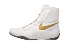 Nike Machomai Boxing Shoes Bianco-Oro
