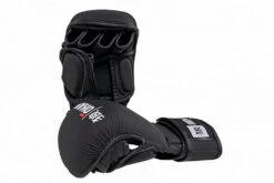 Okami MMA Hi Pro Sparring Gloves Noir Nero -Ronin Wear okami mma hi pro sparring gloves noir black 3