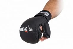 Okami MMA Hi Pro Sparring Gloves Noir Nero -Ronin Wear okami mma hi pro sparring gloves noir black 5