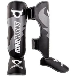 Ringhorns Charger Shin Guards Insteps Nero