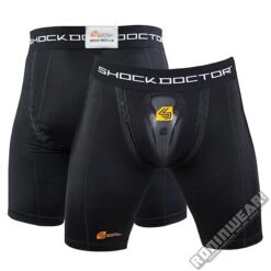 SHOCK DOCTOR ShockDoctor Comp. Shorts + Bioflex Cup Nero