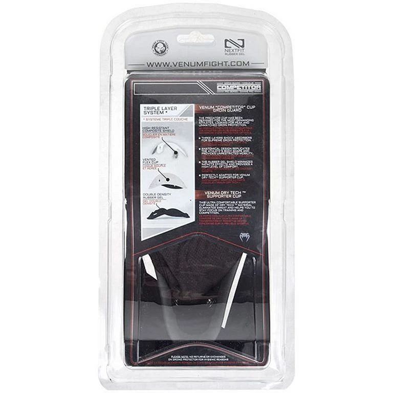 Venum Competitor Groin Guard & Support Nero-Grigio 6 Venum Competitor Groin Guard & Support Nero-Grigio - immagine 6
