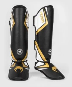 Venum Contender 2.0 Shin Guard Nero-Oro
