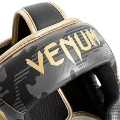 Venum Elite Boxing Helmet Grigio-Oro -Ronin Wear venum elite boxing helmet grey gold 6