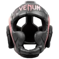 Venum Elite Boxing Helmet Grigio-Rosa