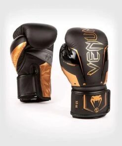Venum Elite Evo Boxing Gloves Nero-Arancione