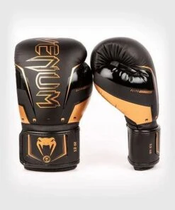 Venum Elite Evo Boxing Gloves Nero-Arancione -Ronin Wear venum elite evo boxing gloves black orange 3