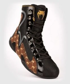 Venum Elite Evo Boxing Shoes Nero-Marrone