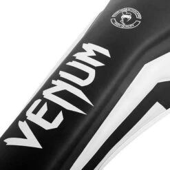 Venum Elite Standup Shinguards Nero-Bianco -Ronin Wear venum elite standup shingurds black white 4