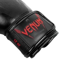 Venum Impact Boxing Gloves Nero-Rosso -Ronin Wear venum impact boxing gloves black red 3