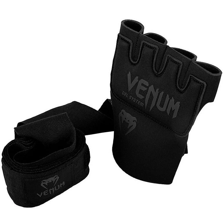 Venum Kontact Gel Glove Wraps Nero-Grigio 2 Venum Kontact Gel Glove Wraps Nero-Grigio - immagine 2