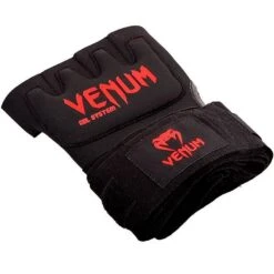 Venum Kontact Gel Glove Wraps Nero-Rosso -Ronin Wear venum kontact gel glove wraps black red 5