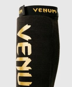 Venum Kontact Shin Guards Simple Nero-Oro 5 Venum Kontact Shin Guards Simple Nero-Oro -Ronin Wear venum kontact shin guards simple black gold 3