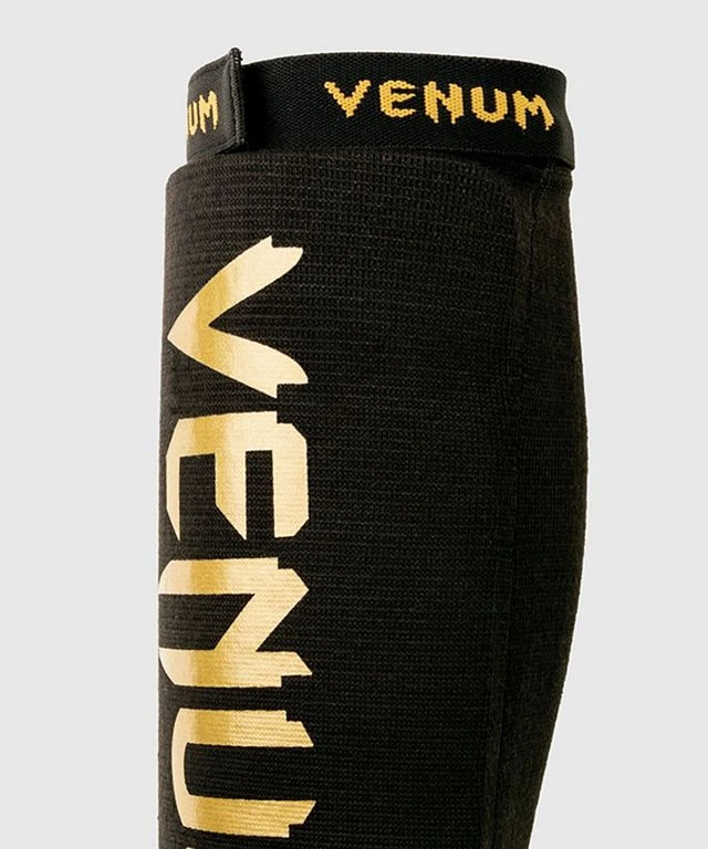 Venum Kontact Shin Guards Simple Nero-Oro 3 Venum Kontact Shin Guards Simple Nero-Oro - immagine 3
