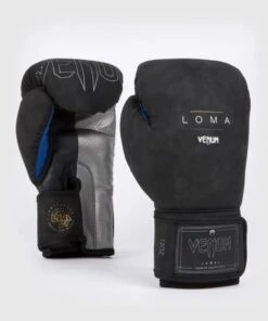 Venum Loma Classic Boxing Gloves Nero-Blu